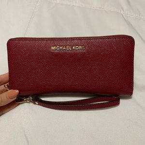 Michael Kors burgundy wallet